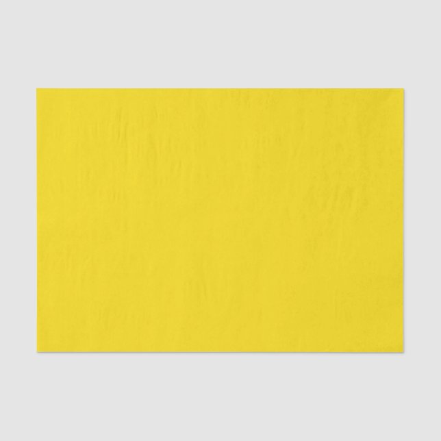 Rubber Duck Toy Yellow Autumn Fall Solid Colour Tissue Paper (Front)