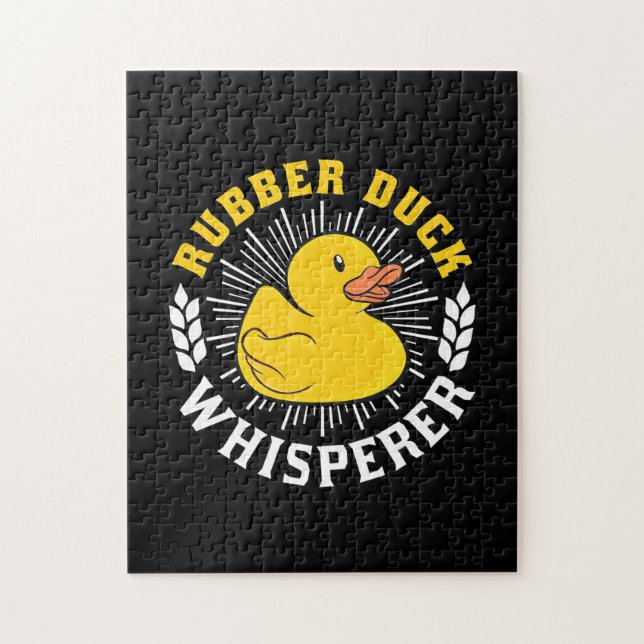 Rubber Duck Whisperer Jigsaw Puzzle (Vertical)
