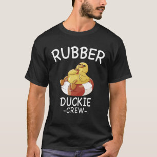 Rubber Duck Yellow Duckie Crew Bath Ducks Duckling T-Shirt