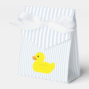 Rubber Duckie Blue Stripe Preppy Favour Box