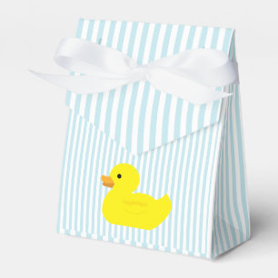 Rubber Duckie Blue Stripe Preppy Favour Box