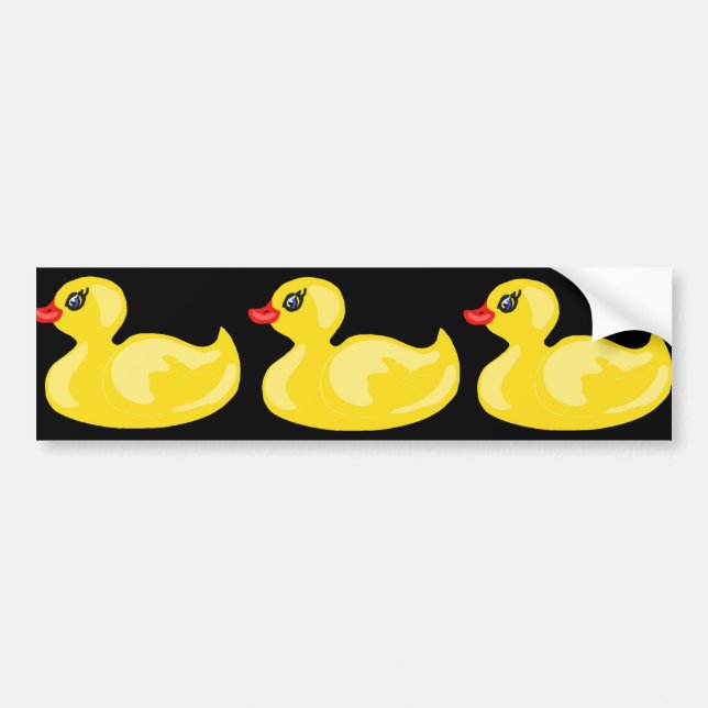 Rubber Duckie Bumper Sticker (Front)