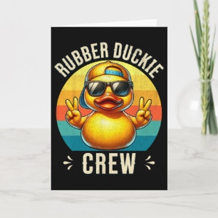 Rubber Duckie Crew Cruise Duck Matching Group Card