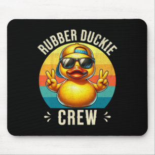 Rubber Duckie Crew Cruise Duck Matching Group Mouse Pad