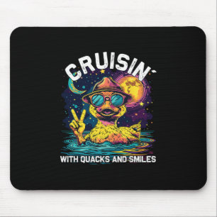 Rubber Duckie Crew Enjoying Cruise Ship Vacation V Mouse Pad