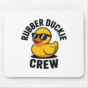 Rubber Duckie Crew Love Rubber Duck Showers Th  Mouse Pad