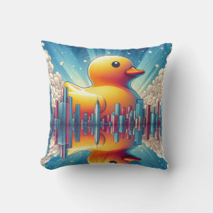 Rubber Duckie Duck  Cushion