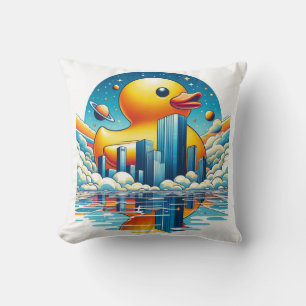 Rubber Duckie Duck  Cushion
