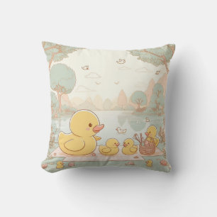 Rubber Duckie Duck  Cushion