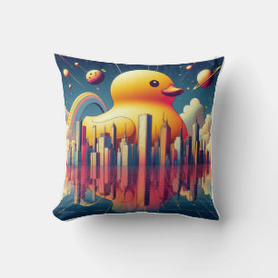 Rubber Duckie Duck  Cushion