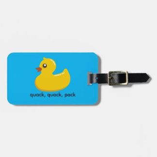 Rubber Duckie Luggage Tag