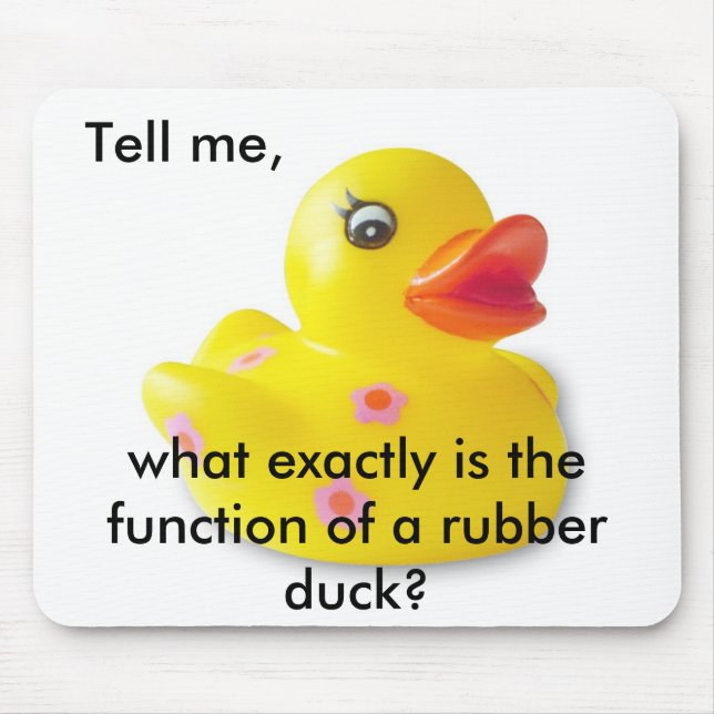 Rubber Duckie Mousepad (Front)