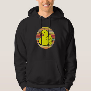 Rubber Duckie Rubber Duck Bath Retro Hoodie
