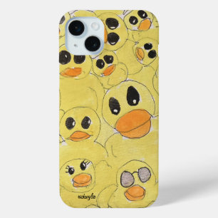 Rubber Duckies iPhone 15 Mini Case
