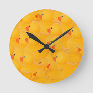 Rubber duckies - one looking the other way round clock