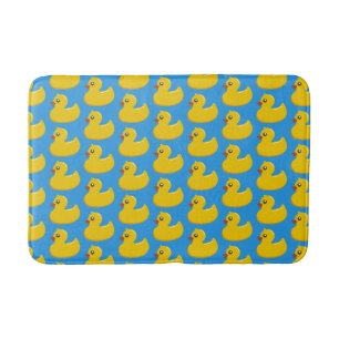 Rubber Duckies Pattern Bath Mat