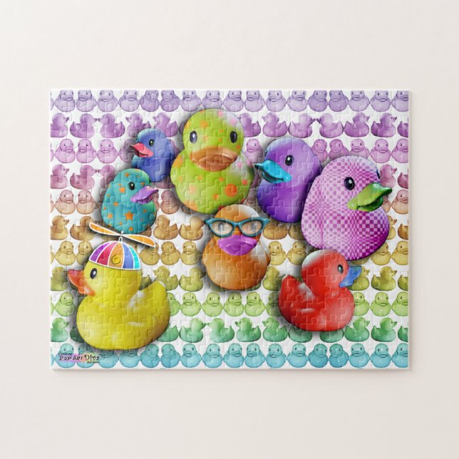 Rubber Duckies Puzzle (Horizontal)
