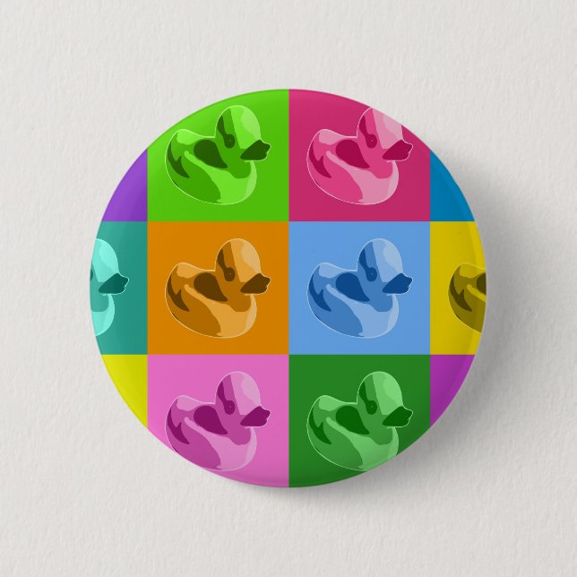Rubber Ducks 6 Cm Round Badge (Front)