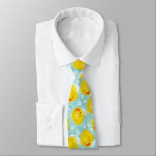 Rubber Ducks Bath Pattern Tie