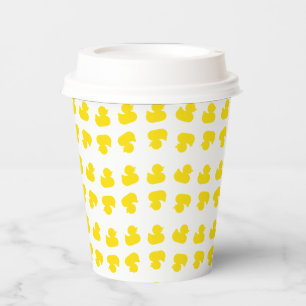 Rubber Ducks Pattern Paper Cups