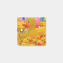 Rubber ducks post it pad