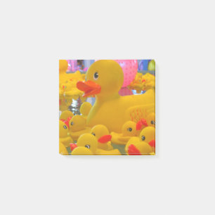 Rubber ducks post it pad post-it notes