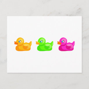 Rubber Ducks Postcard