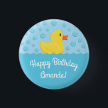 Rubber Ducky 1st Birthday Party Kids Baby 3 Cm Round Badge<br><div class="desc">Rubber ducky,  you're the one to help a little one celebrate their birthday!  A perfect design for a baby's 1st birthday party,  or a toddler's party at any age!  Also great for anyone that loves these little yellow rubber ducks and bathtime!</div>