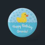 Rubber Ducky 1st Birthday Party Kids Baby 3 Cm Round Badge<br><div class="desc">Rubber ducky,  you're the one to help a little one celebrate their birthday!  A perfect design for a baby's 1st birthday party,  or a toddler's party at any age!  Also great for anyone that loves these little yellow rubber ducks and bathtime!</div>