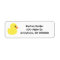 "Rubber Ducky" Address Labels