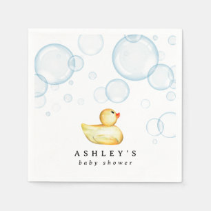 Rubber Ducky Baby Shower Napkin
