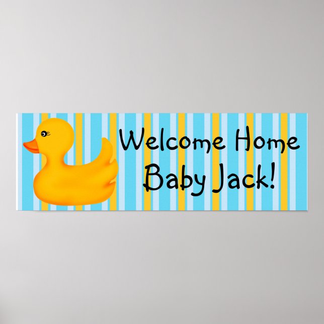 Rubber Ducky  Banner Poster (Front)