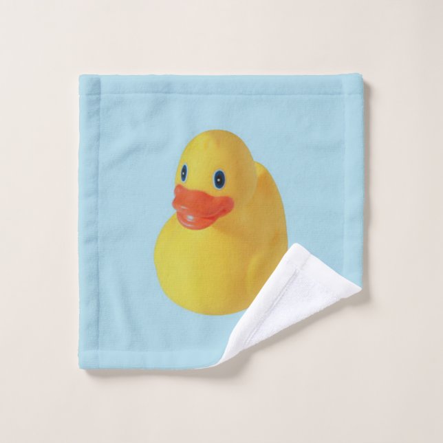 Rubber Ducky Bath Towel Set (Wash Cloth)