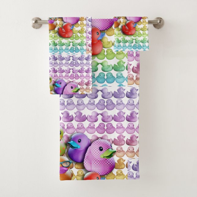 RUBBER DUCKY BATH TOWEL SET (Insitu)