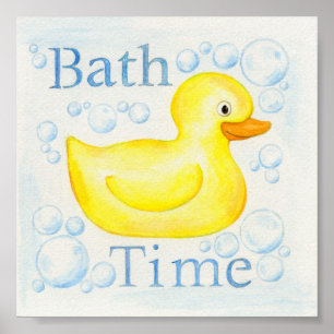 Rubber Ducky Bathroom art print