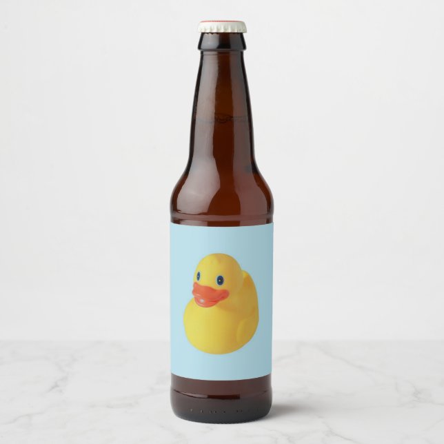 Rubber Ducky Beer Bottle Label (Front)