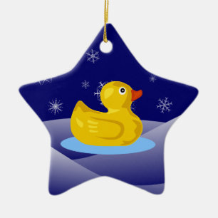 Rubber Ducky Ceramic Tree Decoration