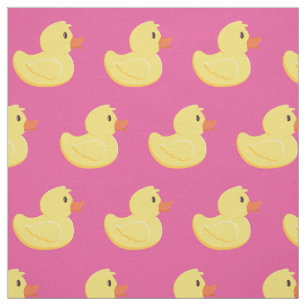 Rubber Ducky Cute Bathroom Kids Fabric
