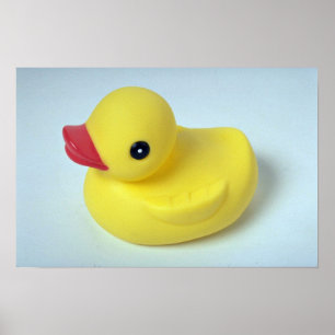 Rubber ducky doll for kids poster