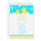 Rubber Ducky Duck Baby Shower Invitation