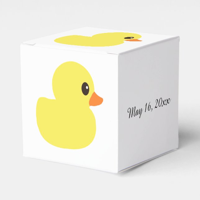 "Rubber Ducky" Favour Box (Front Side)