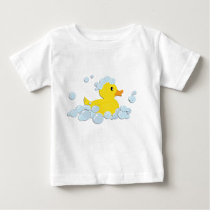 Rubber Ducky in Bubbles Baby T-Shirt