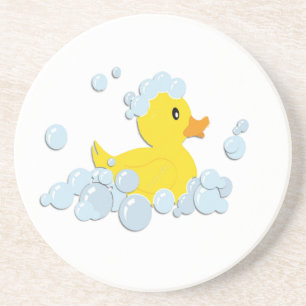 Rubber Ducky in Bubbles Coaster