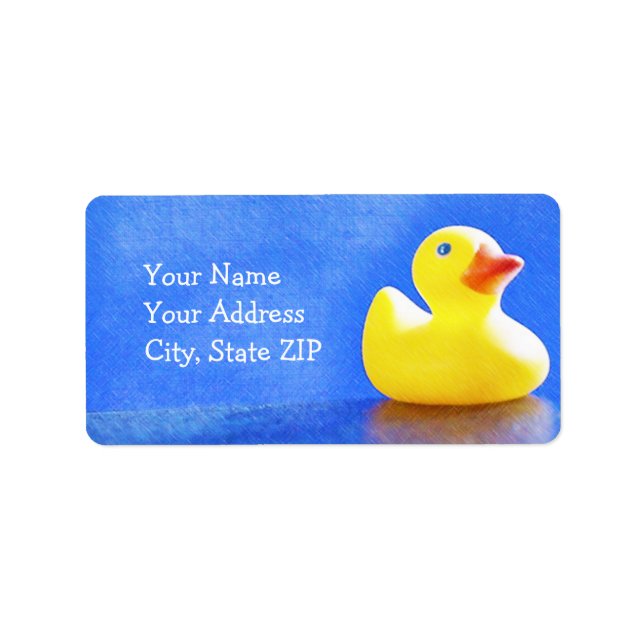 Rubber Ducky Label (Front)
