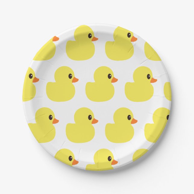 "Rubber Ducky" Paper Plates (Front)