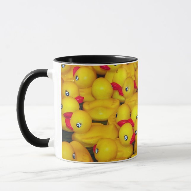 Rubber ducky pattern coffee mug (Left)