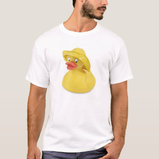 rubber ducky shirt wit blue font