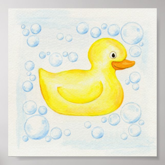 Rubber Ducky square print (Front)