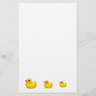 Rubber Ducky Stationary Stationery