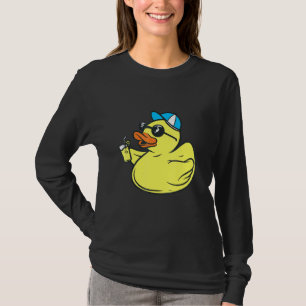 Rubber Ducky Sunglasses Summer Party Duck Toy Kids T-Shirt